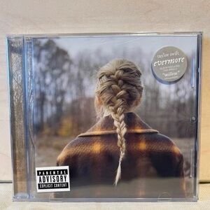 Taylor Swift Evermore CD - Brown and Gray Cover